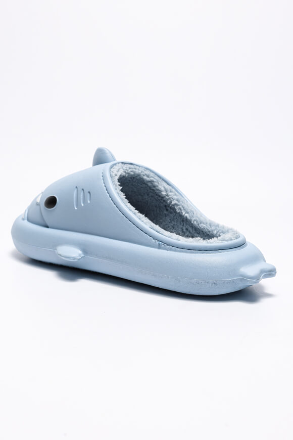 Pantoufles fourrées - Bleu clair