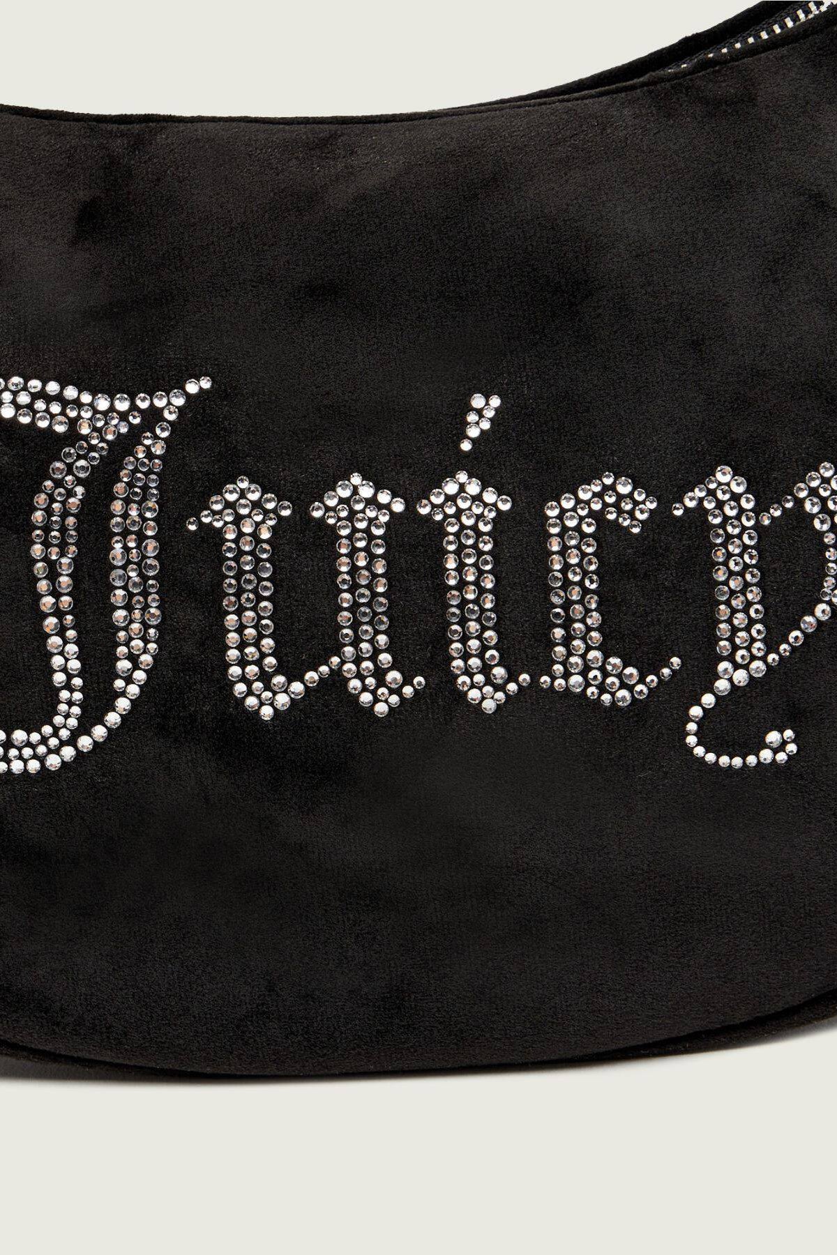 Kimberly sac à main et à bandoulière en velours - Black