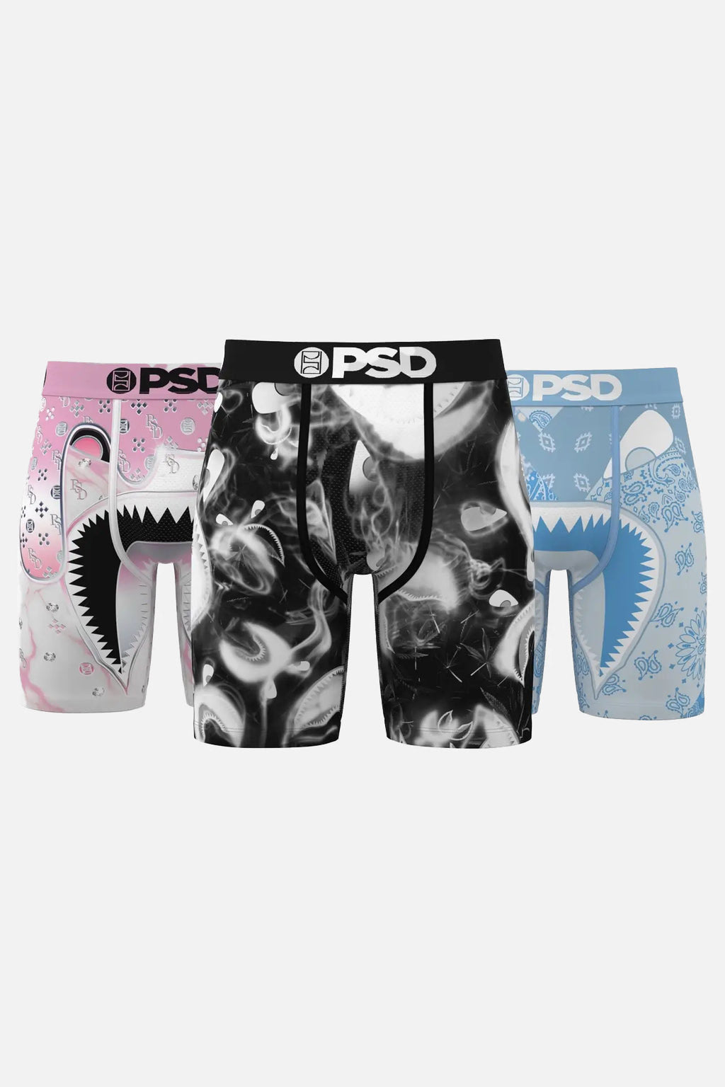 Warface Clash Dreierpack Boxershorts - Black + Blue + Pink