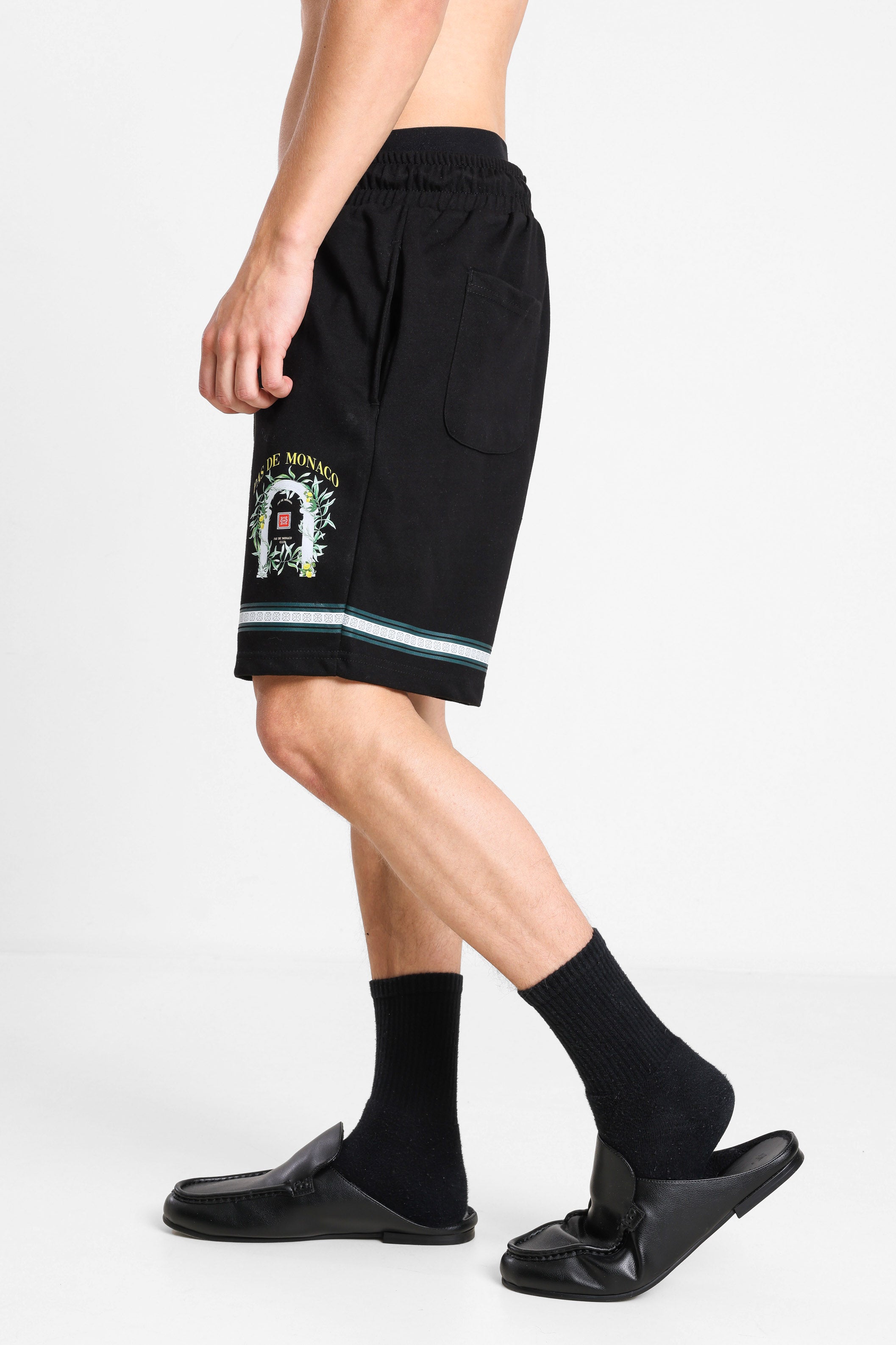 Pantaloncini Loreza in felpa - Black