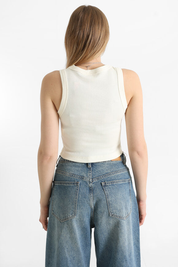 Iconic Days débardeur court côtelé - Egret