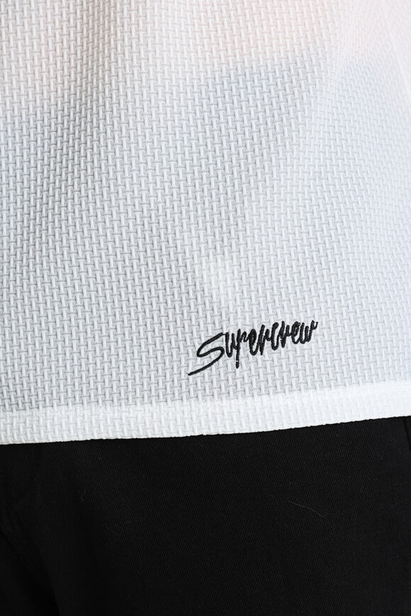 Structured fabric T-shirt - Offwhite