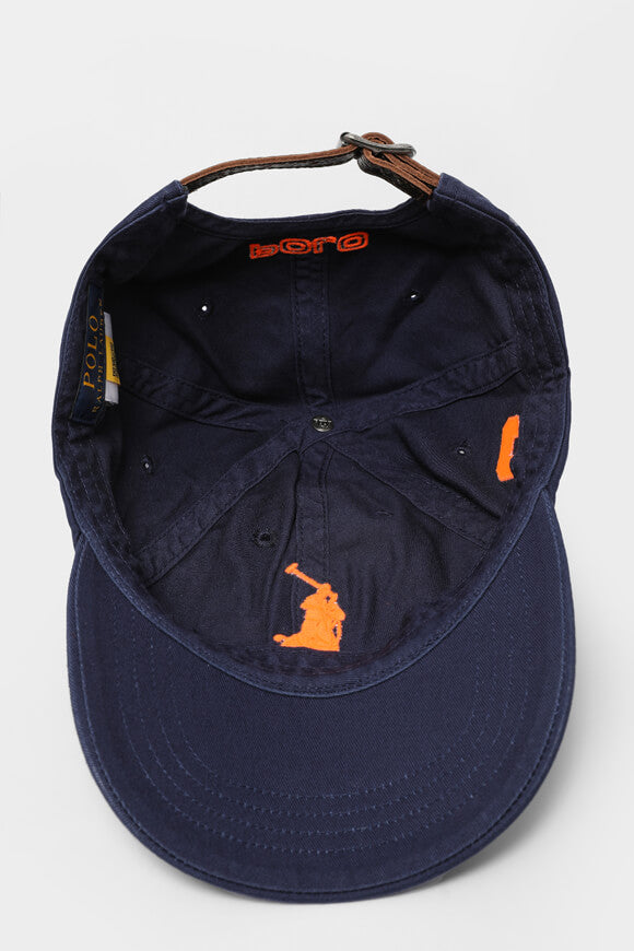 Casquette strapback - Navy + Orange