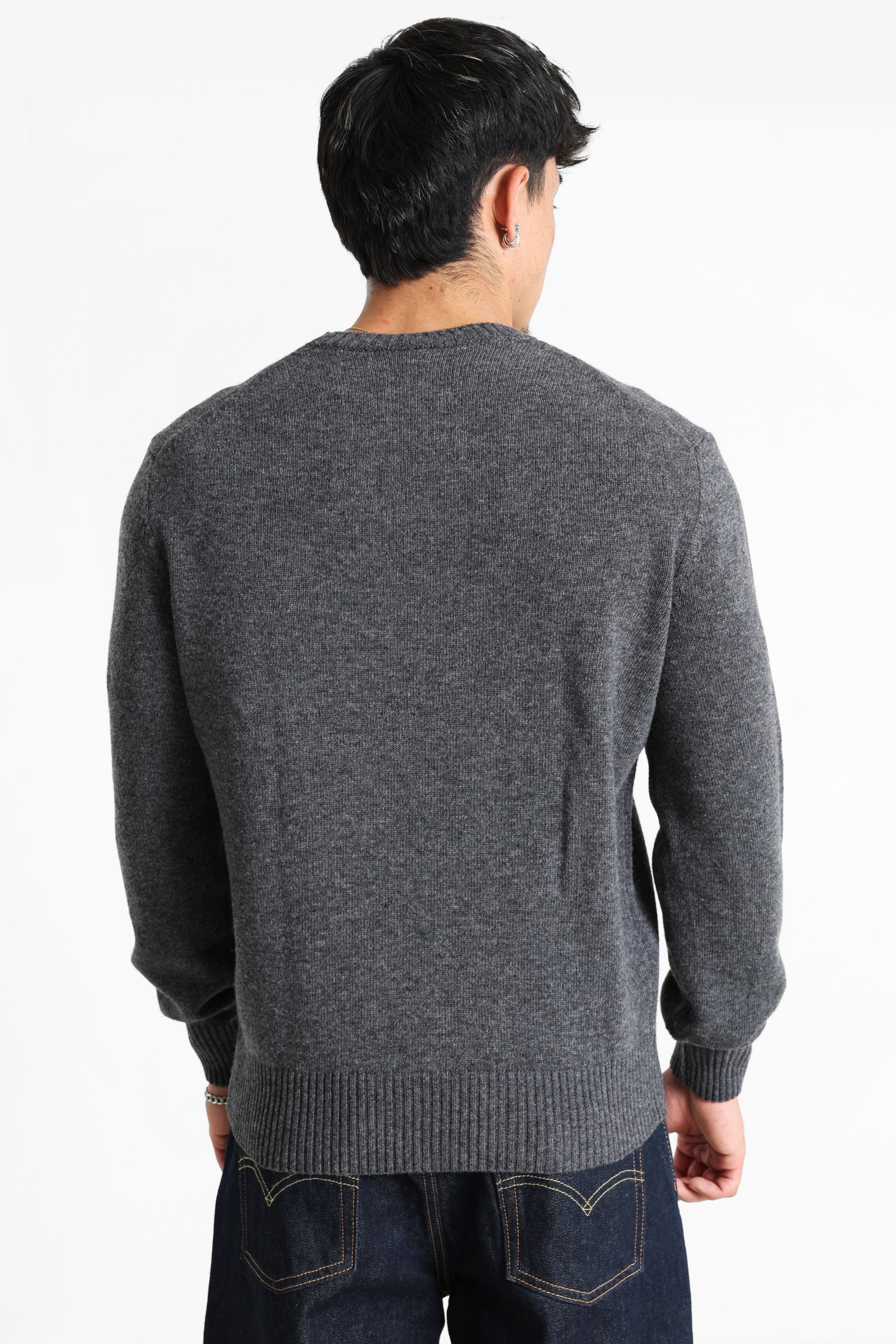 Fine knit sweater - Pitch chine