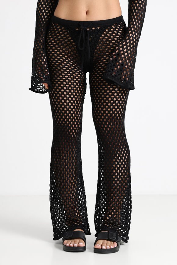 Häkelhose - Schwarz