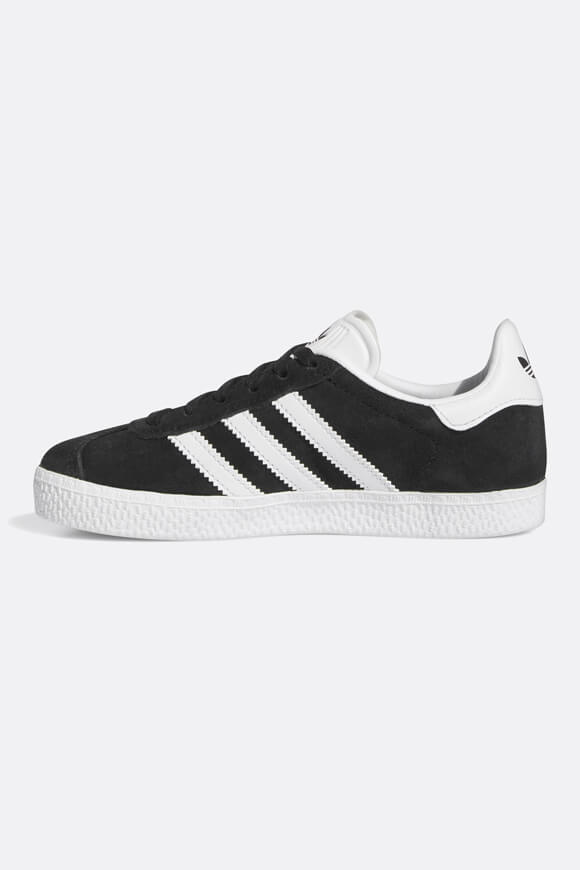 Gazelle Kids Sneaker - Core Black + Footwear White + Gold Metallic