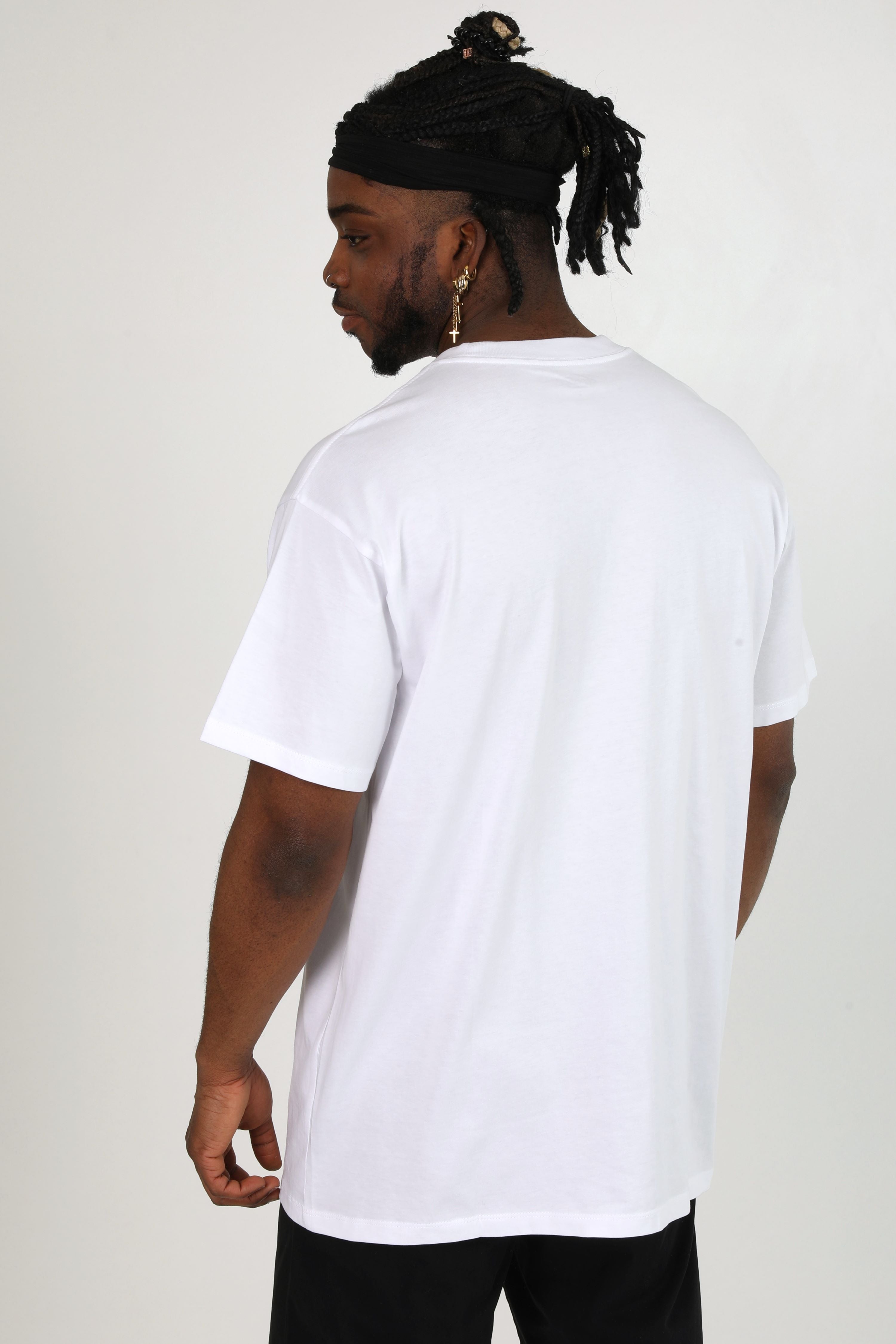 Script Embroidery T-Shirt - White