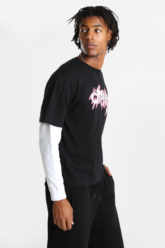 Langarmshirt - Black + White