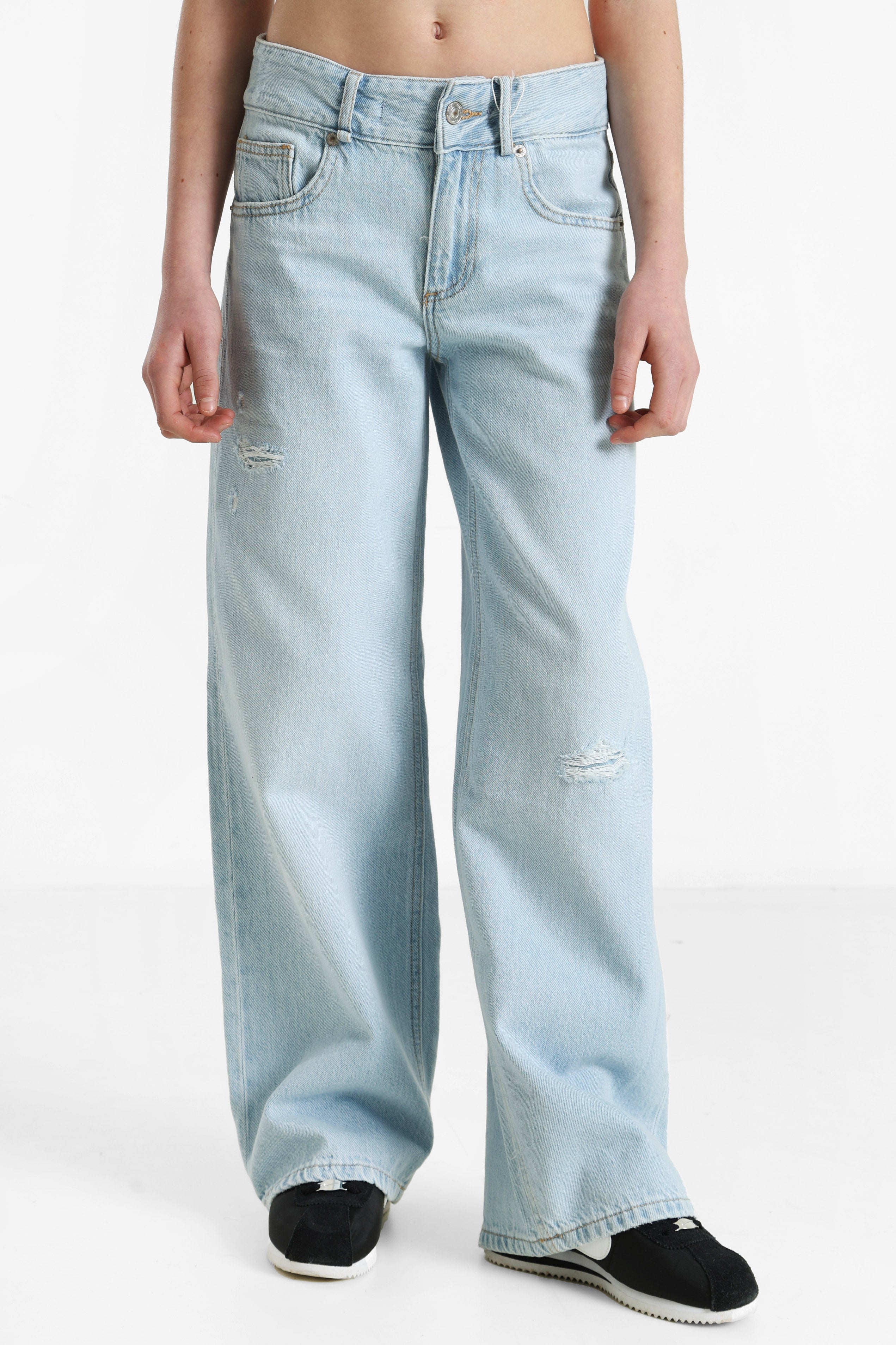 KOGMOTT wide-leg jeans - Light Blue Denim