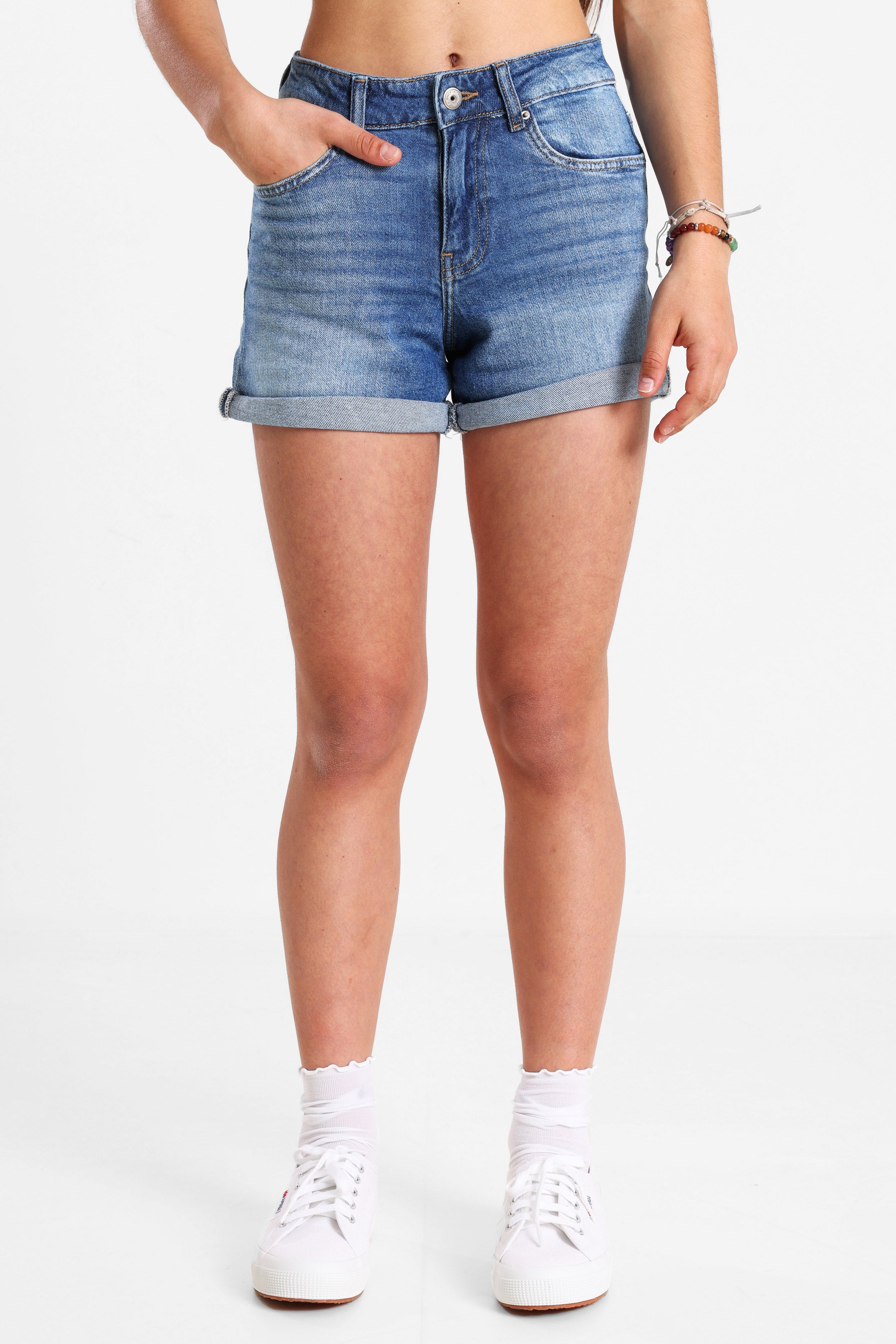 KOGJOSEPHINE Jeansshorts - Light Blue Denim