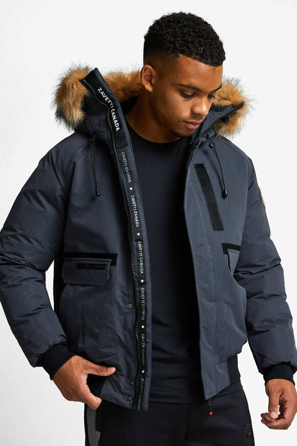Abelli 2.0 veste bomber ouatée - Asphalt