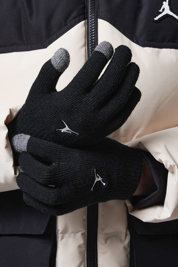 Set: Beanie und Touchscreen Handschuhe - Black