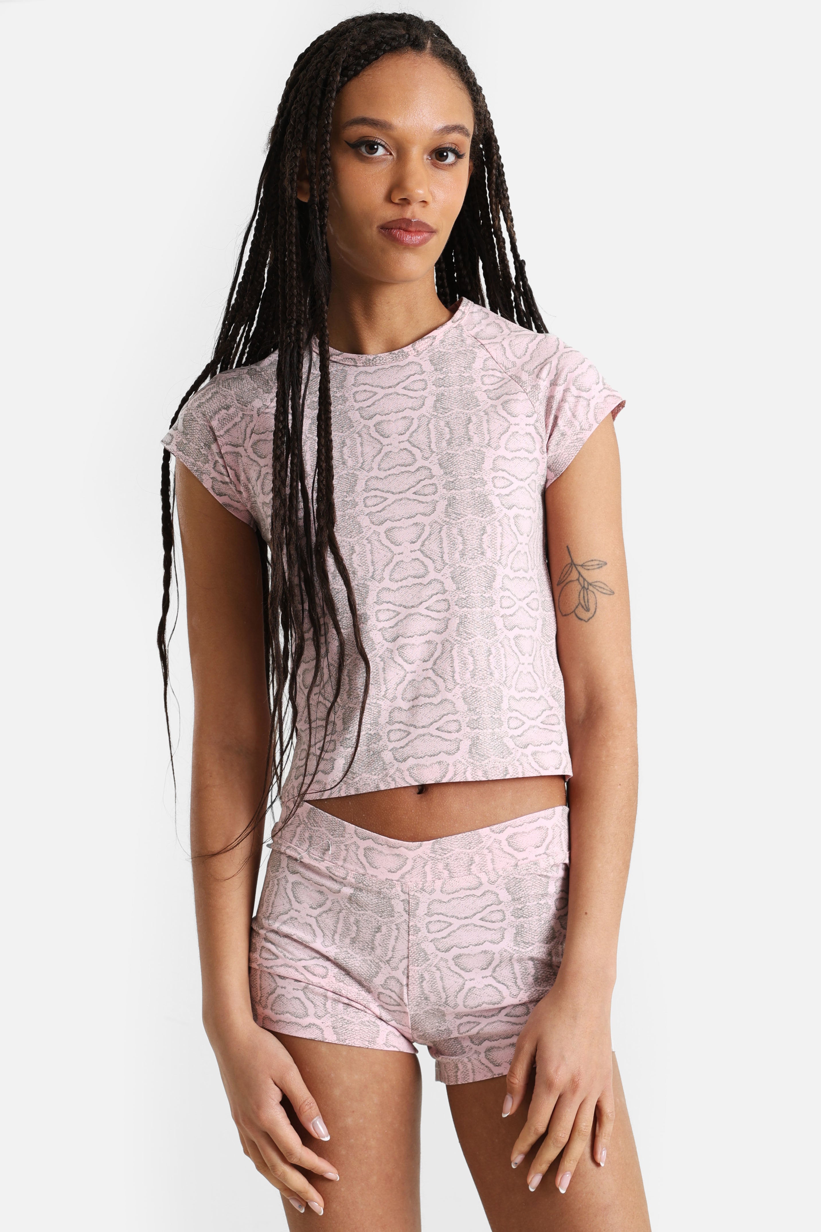 Crop T-Shirt - Pink