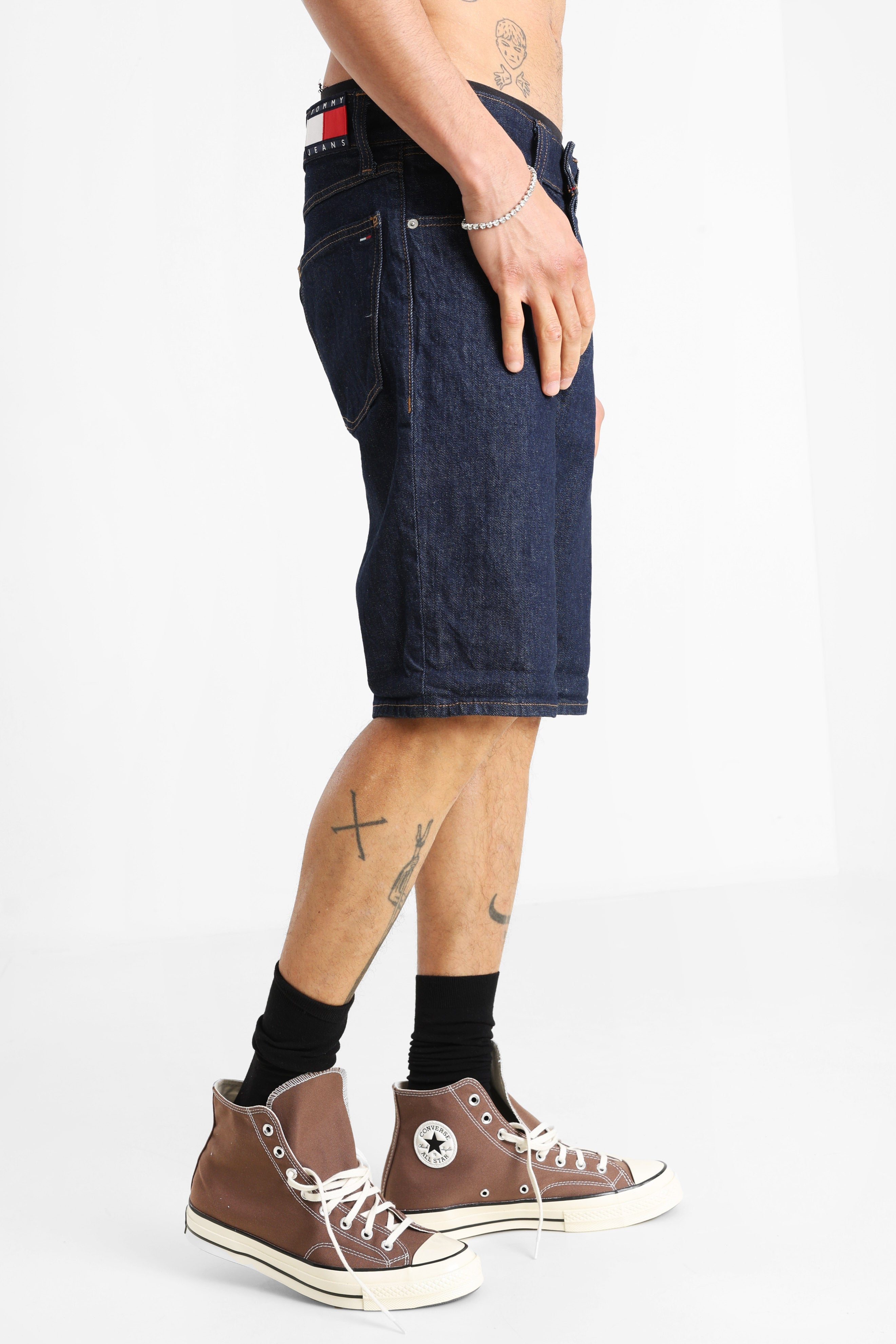 Ronnie Jeansshorts - Dark Blue Denim