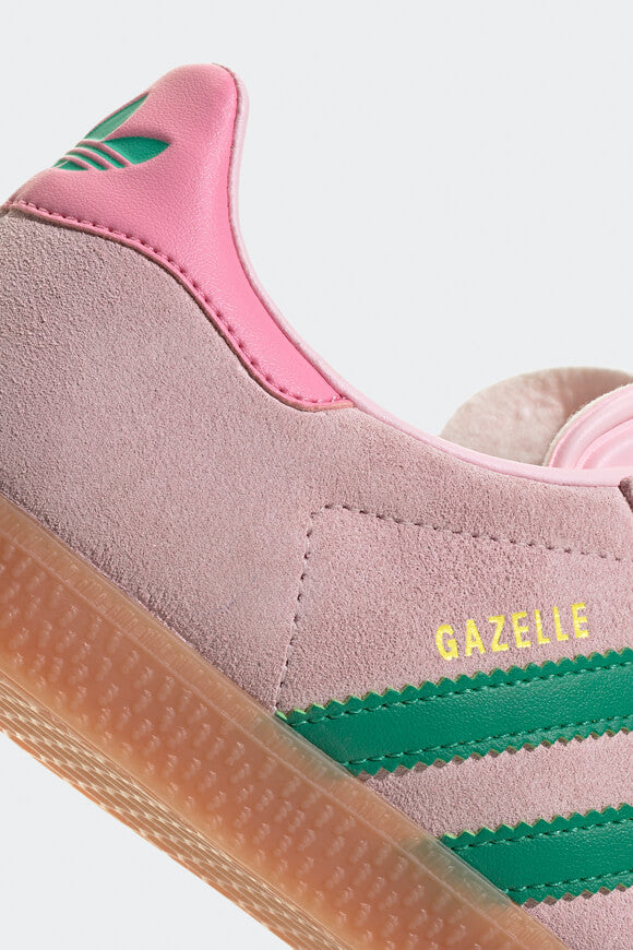 Gazelle sneakers - Clear Pink + Court Green