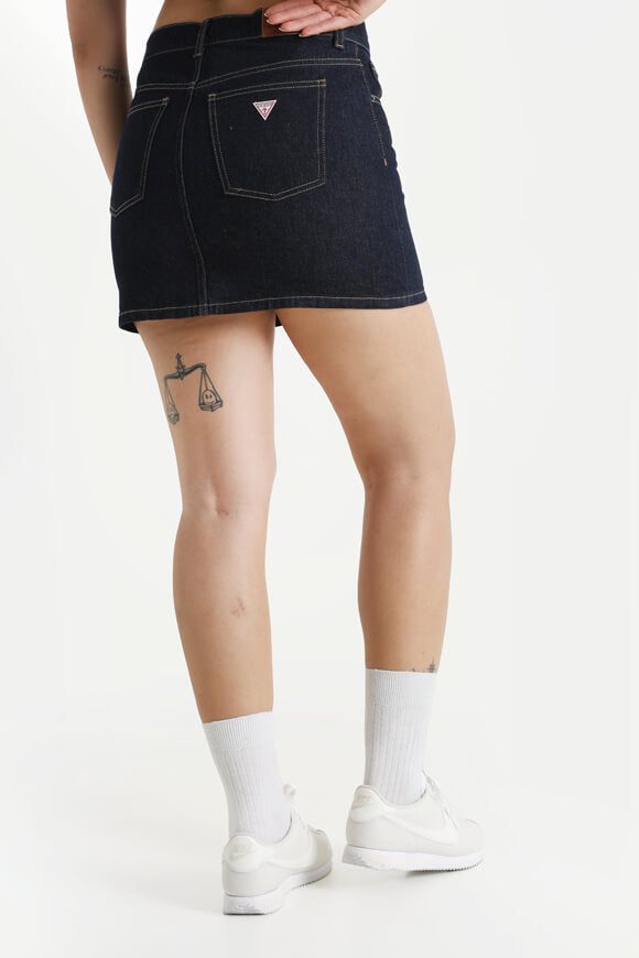 Minigonna di jeans - Denim blu scuro