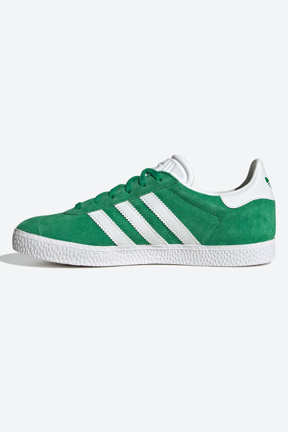 Gazelle Sneaker - Green + Footwear White + Gold Metallic
