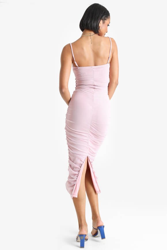 Glitzer Midikleid - Rosa