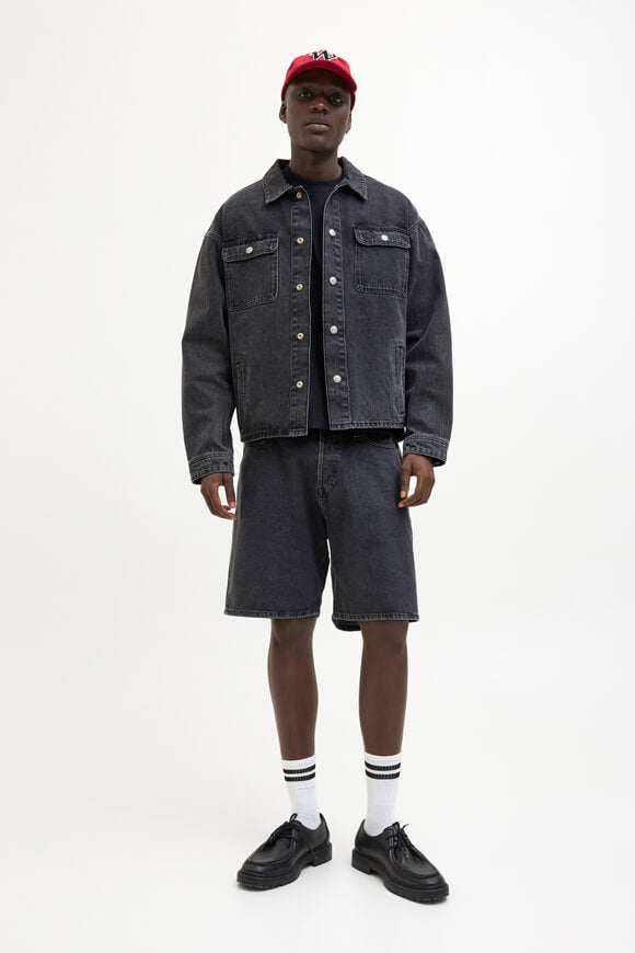 Toni Jeansshorts - Black Denim