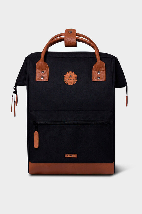 Rucksack 18L - Schwarz + Camel
