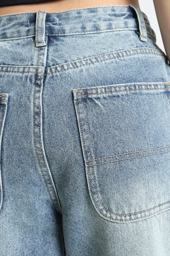 Baggy Jeans - Medium Blau Used