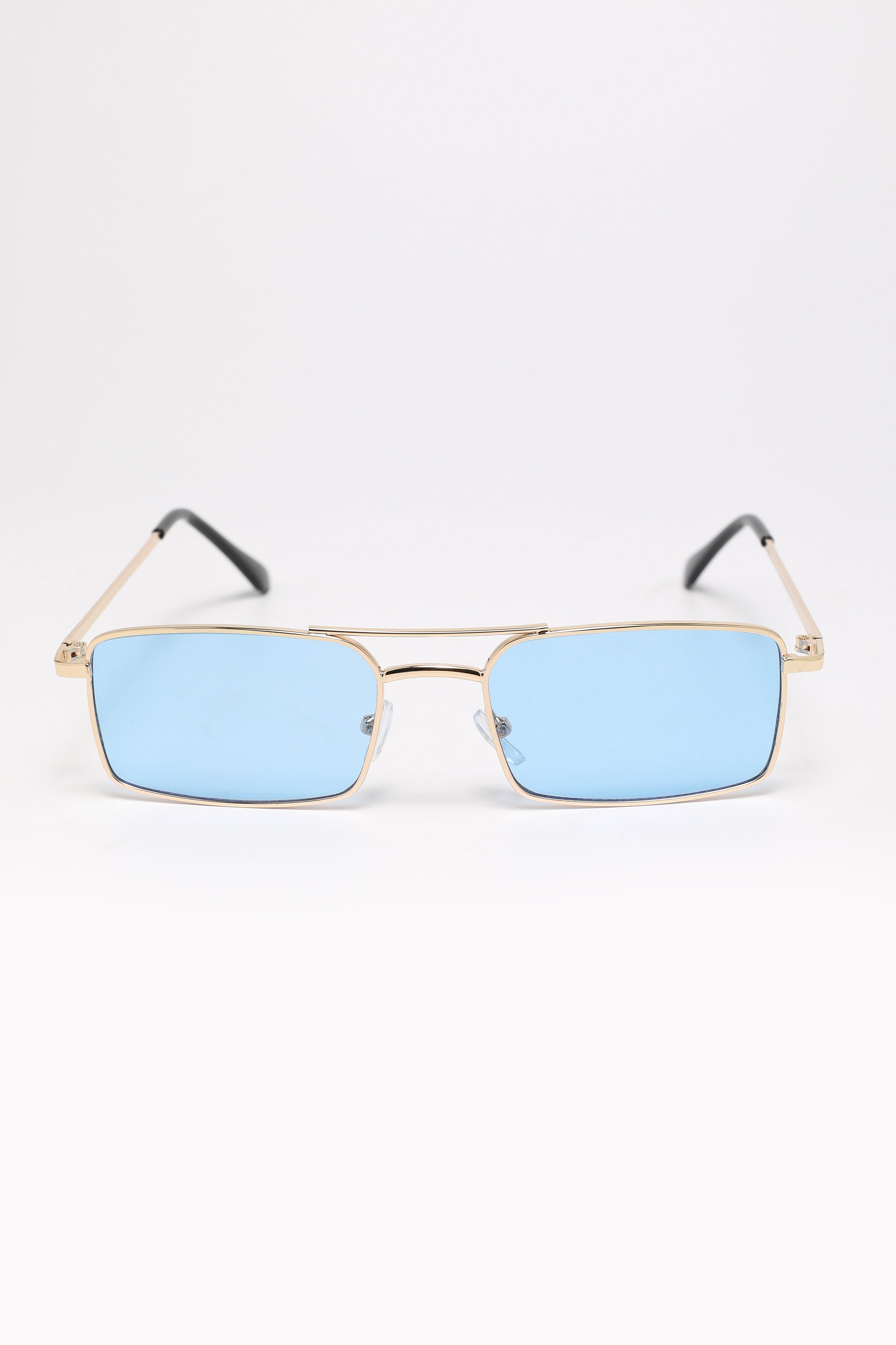 Glasses - Gold + Light Blue