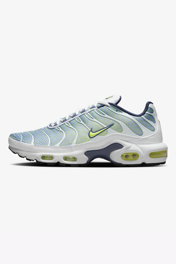 Air Max Plus Sneaker - Pebble Grey + Lime + Steel + White