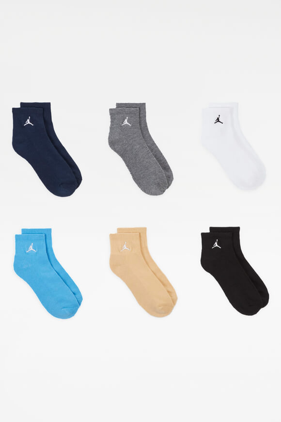 Everyday Essentials lot de 6 paires de chaussettes - Obsidian