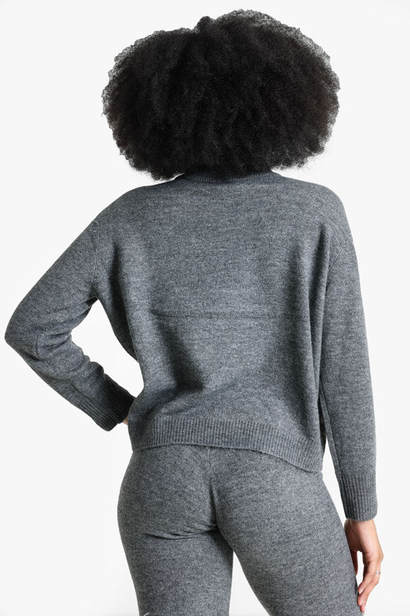 Pull en tricot - Gris foncé chiné