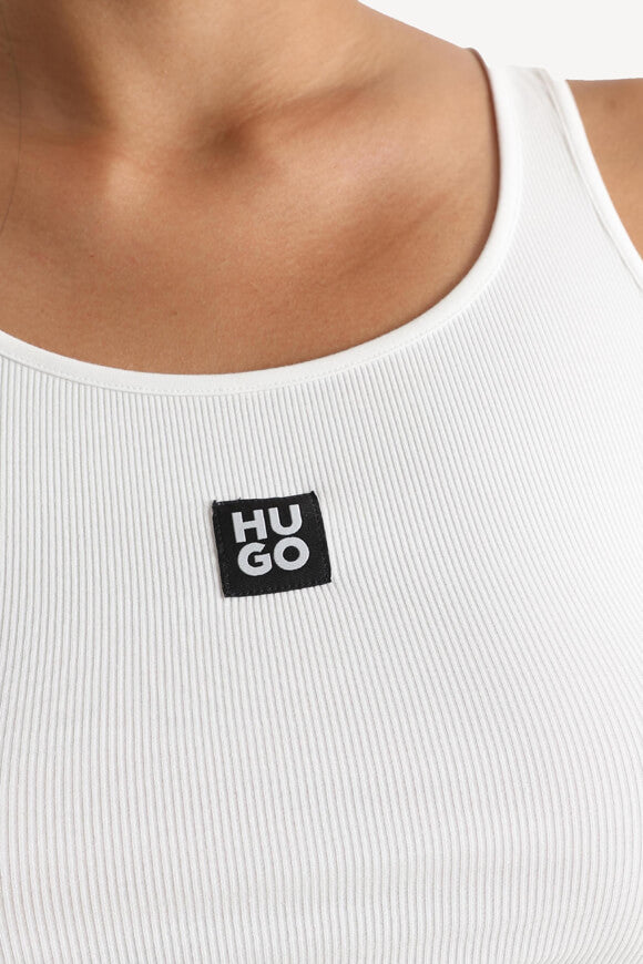 Ribbed tank top - Offwhite