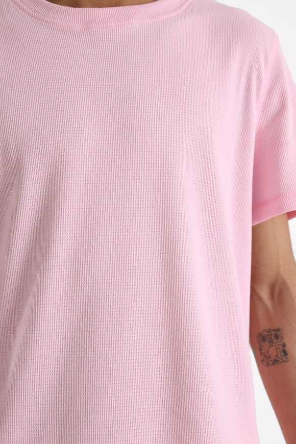 Strukturiertes T-Shirt - Pink