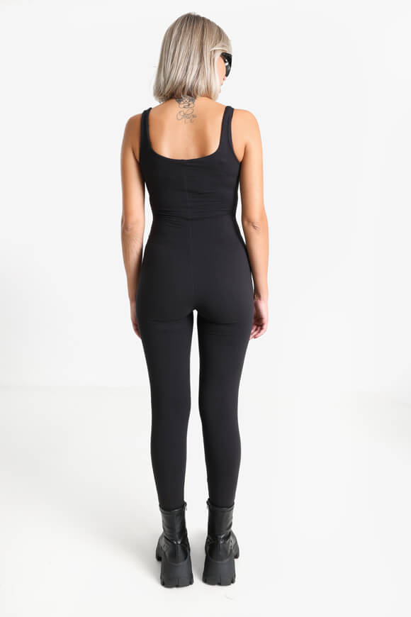 Langer Overall - Schwarz