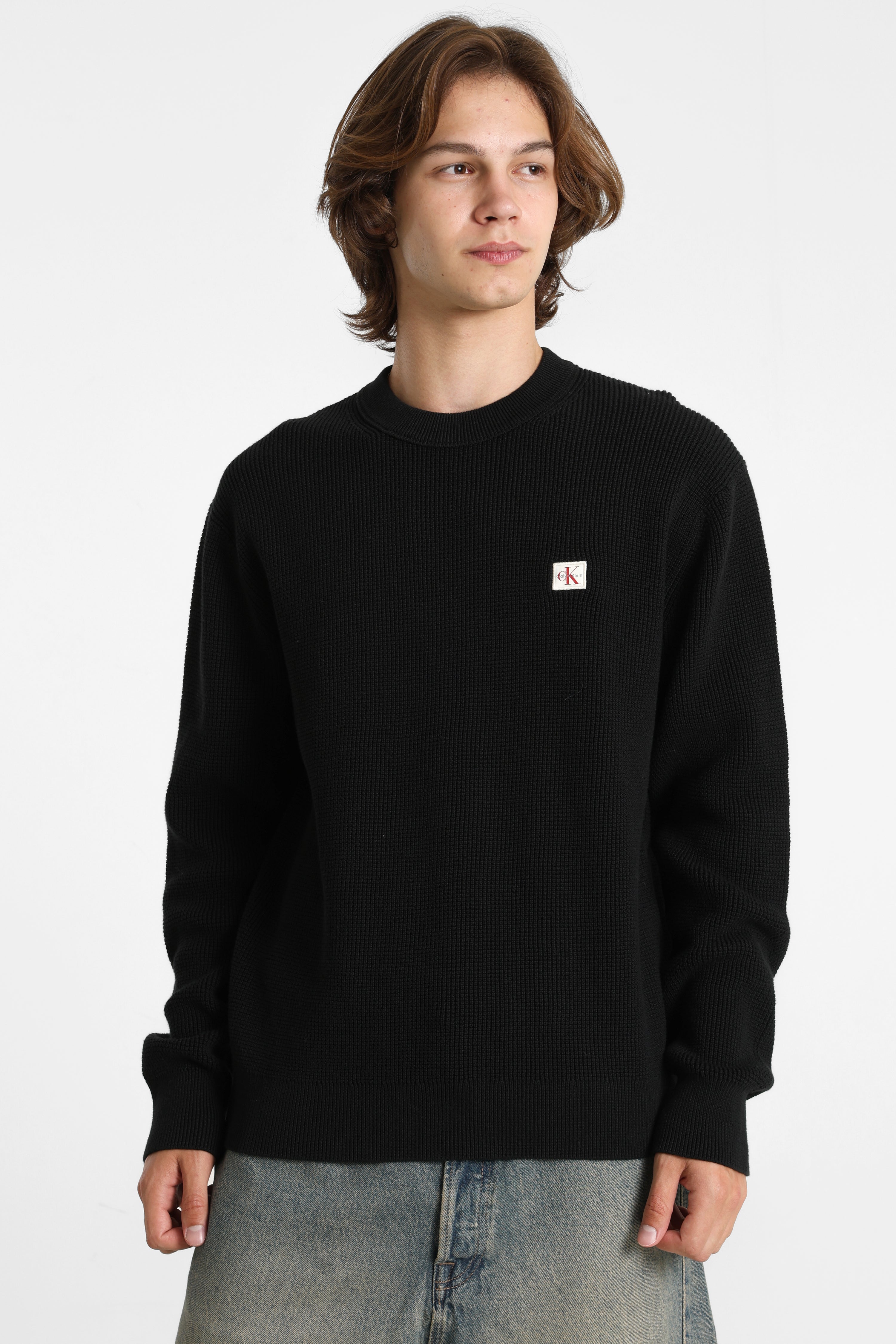 Knitted jumper - Black