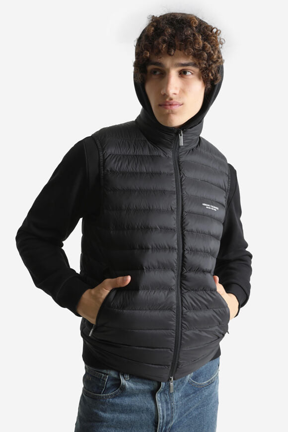 Gestepptes Daunengilet - Black