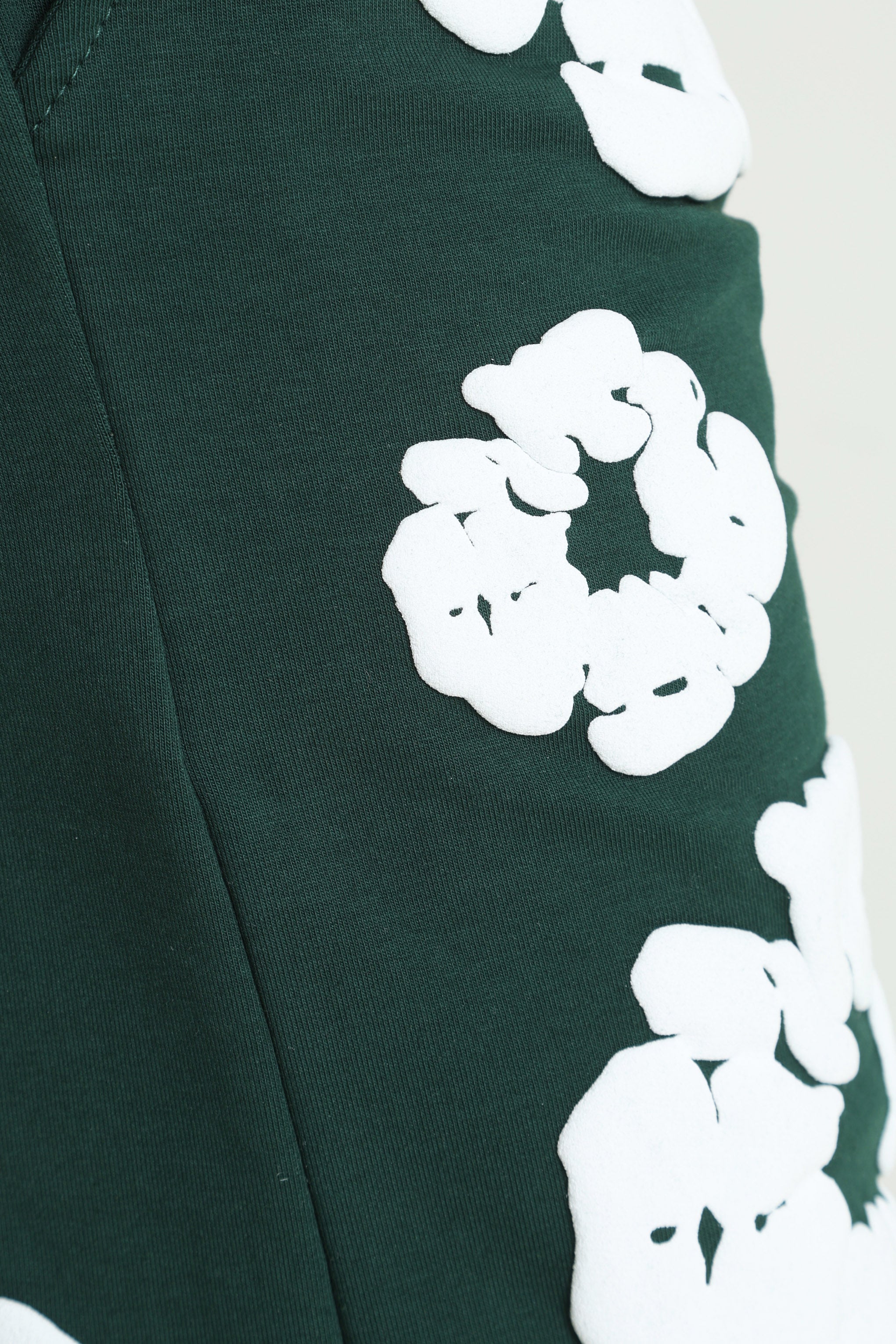 Short en sweat - Forest Green + White