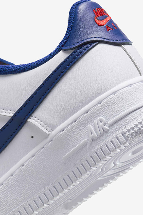 Air Force 1 Sneaker - White + Deep Royal Blue