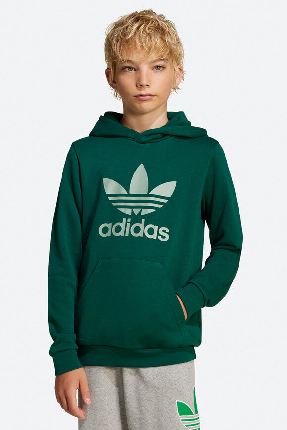 Trefoil Kapuzensweatshirt - Collegiate Green