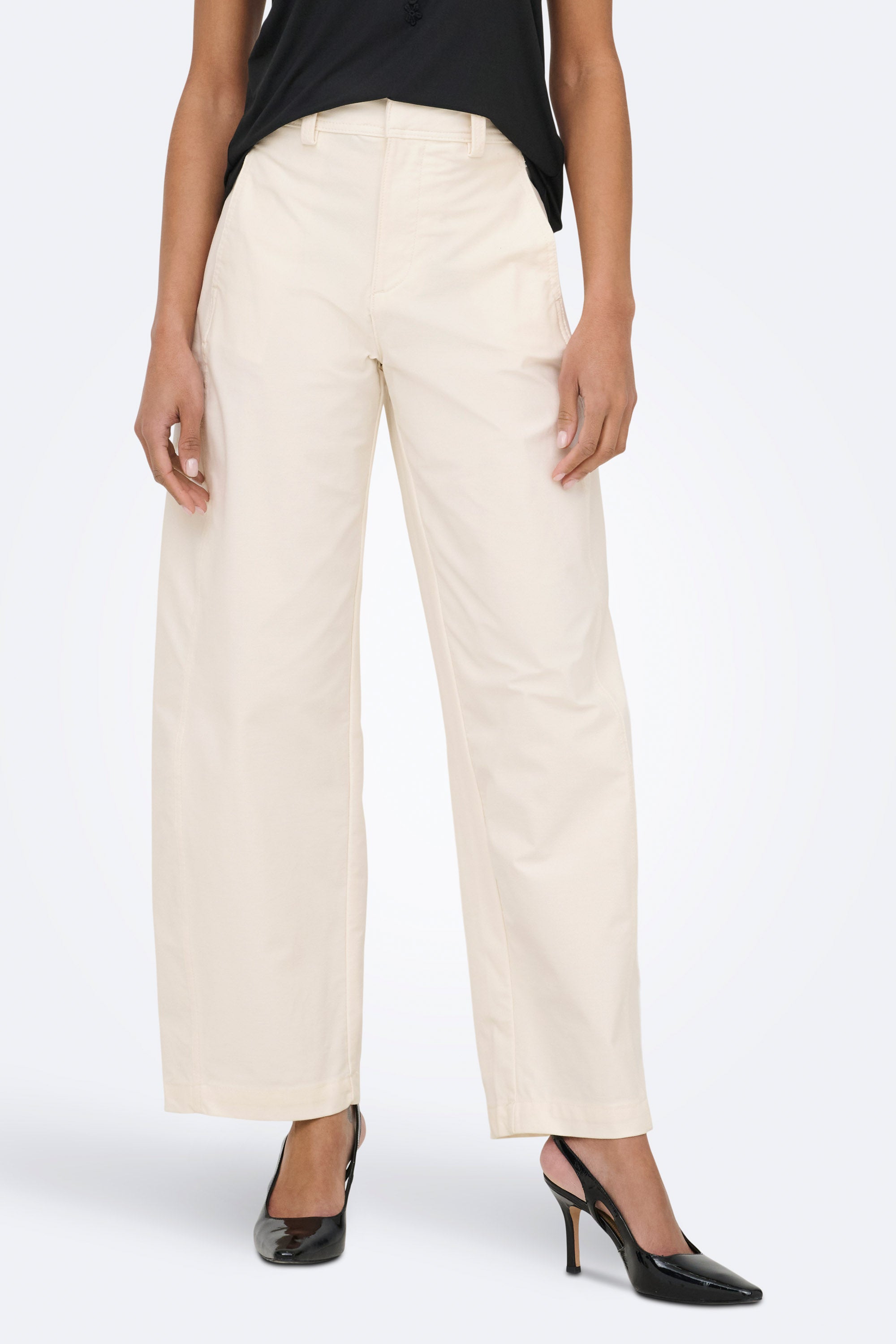 ONLCLAIR Barrel Fit Stoffhose L32 - Tofu