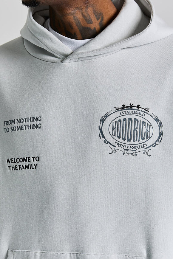 Sweatshirt ample à capuchon - Dawn Blue