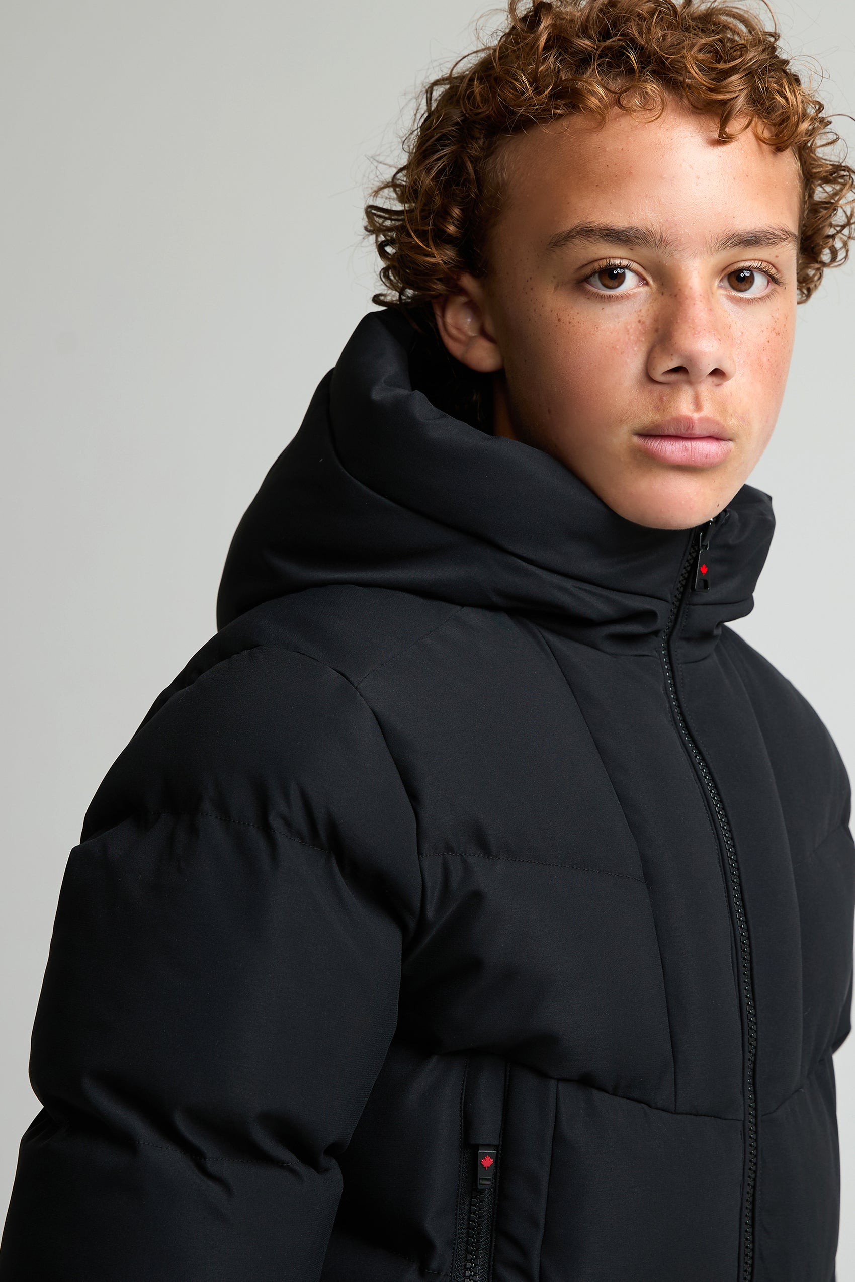 Parka trapuntata Saletini - Black