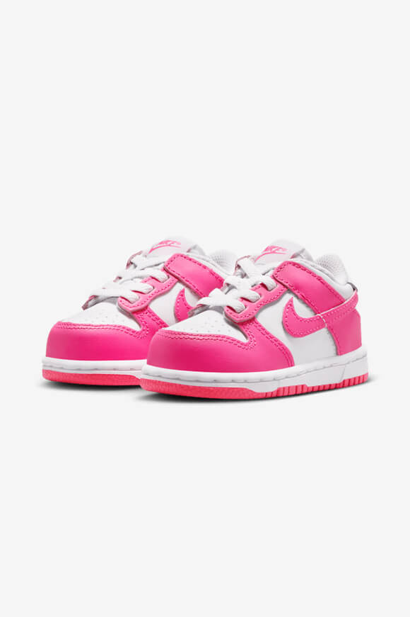 Sneaker Dunk Baby - Bianco + Laser Fucsia