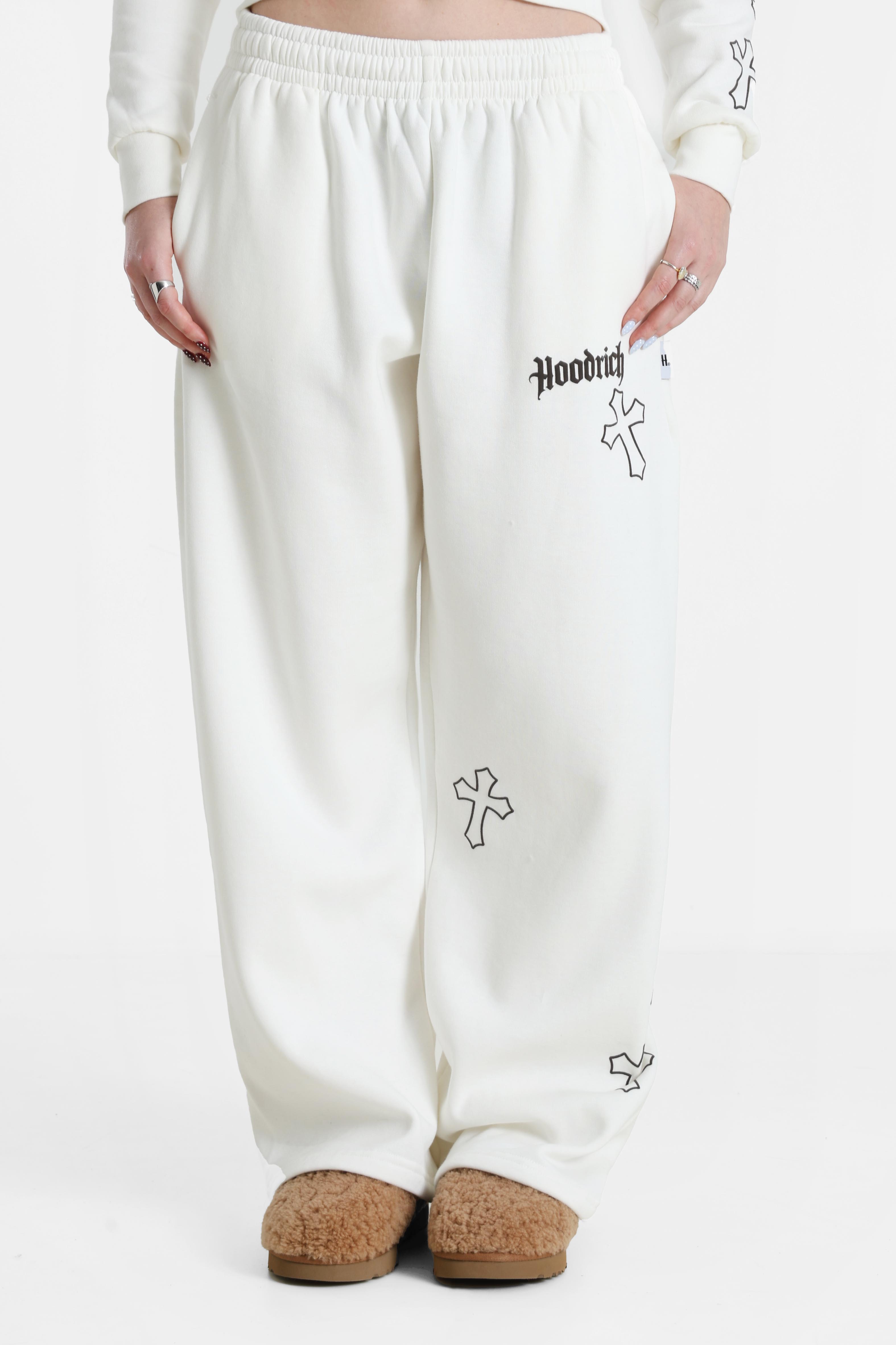 Cinder pantalon en sweat - Blanc de blanc