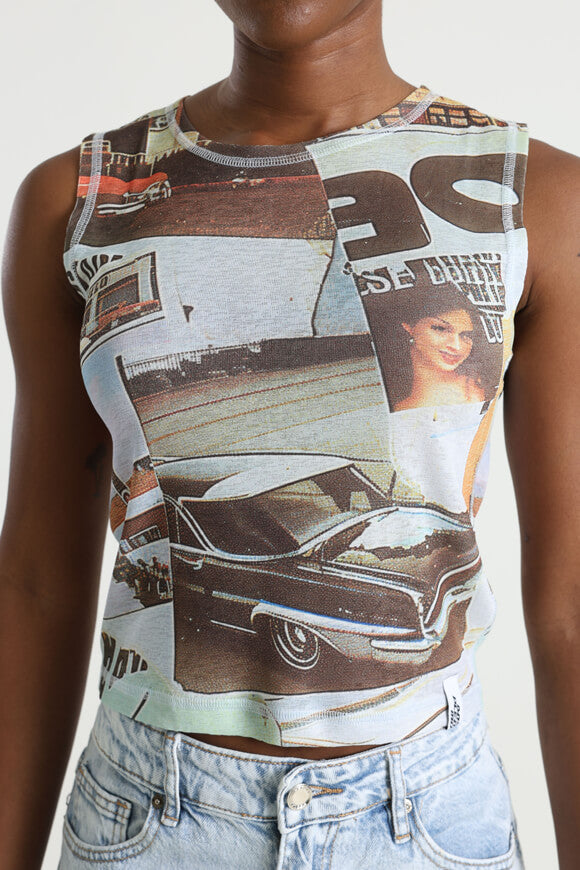 Dale Crop Tanktop - Multicolor