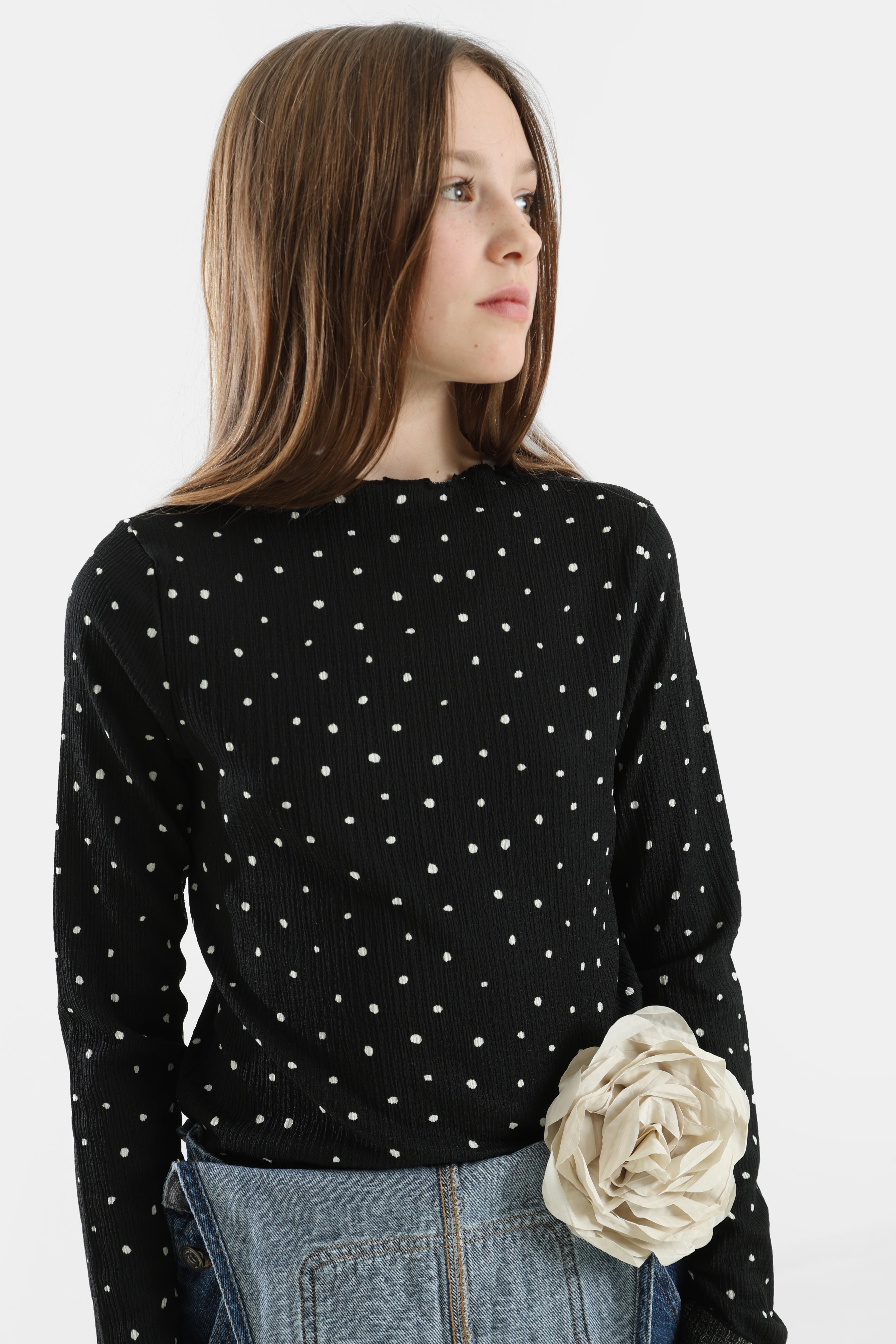 KOGMELIA Langarmshirt - Black