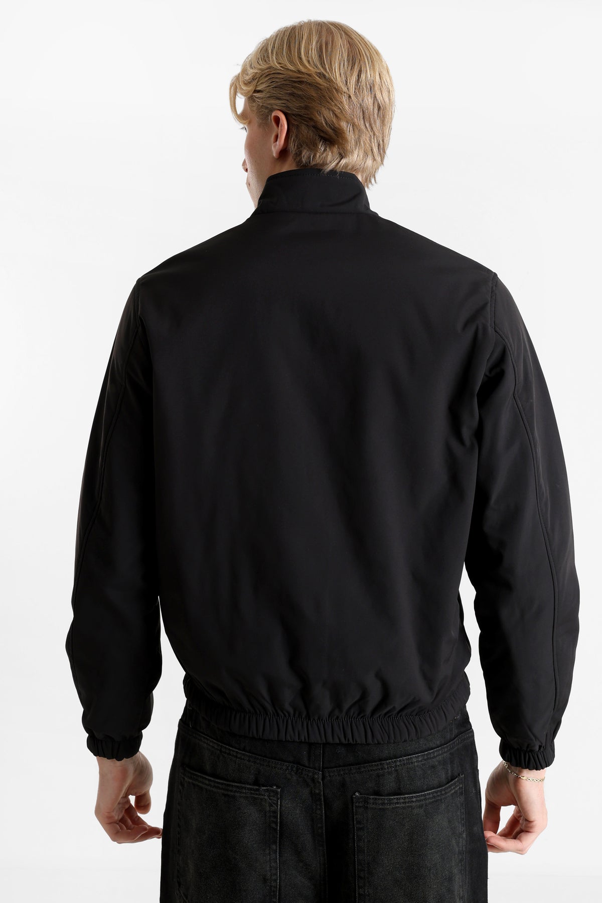 Lightweight reversible jacket - Black + Beige