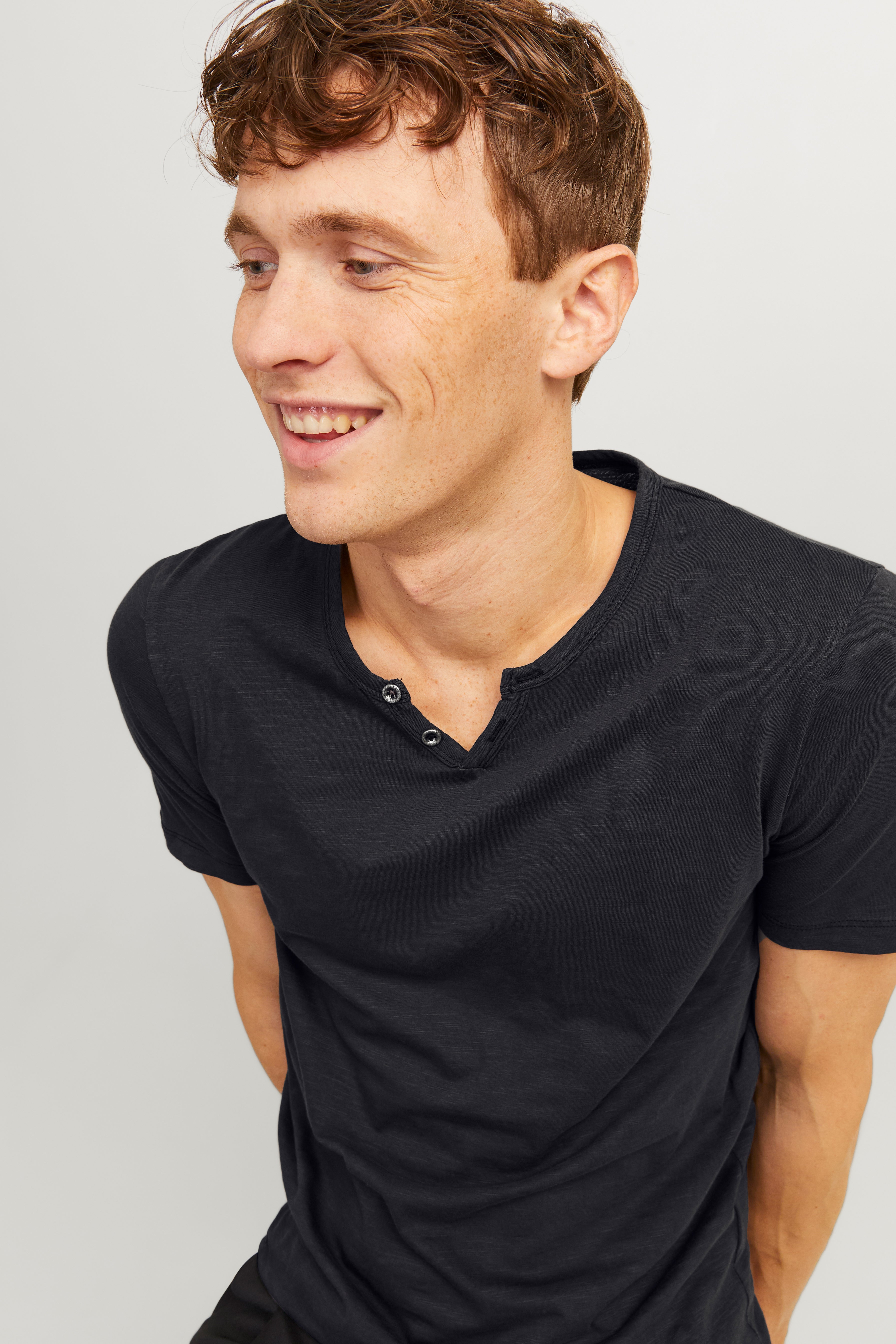 JJESPLIT T-Shirt - Black