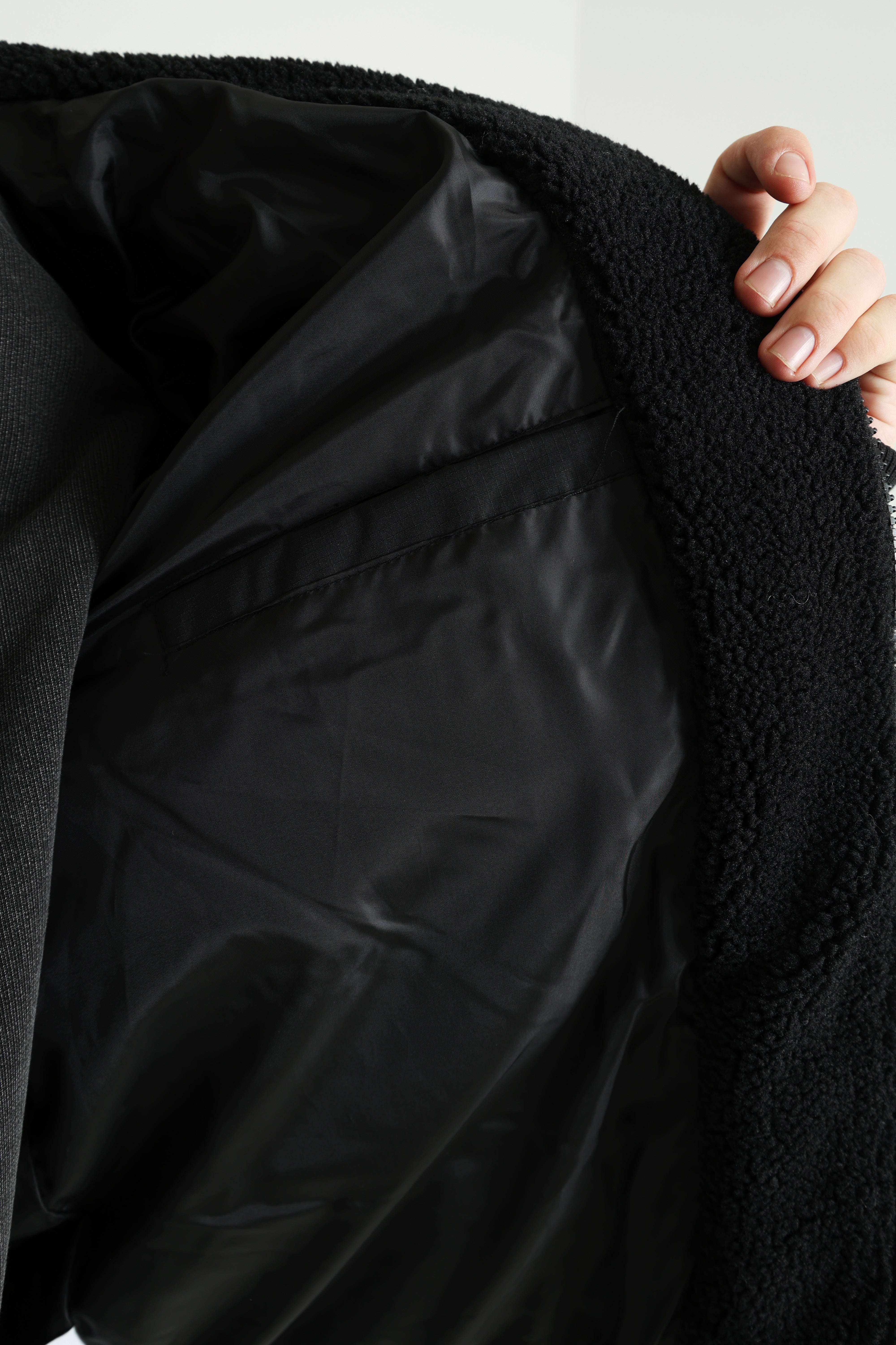 Veste bomber matelassée - Black