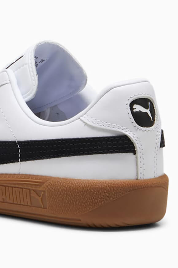 Army Trainer Sneaker - White + Black