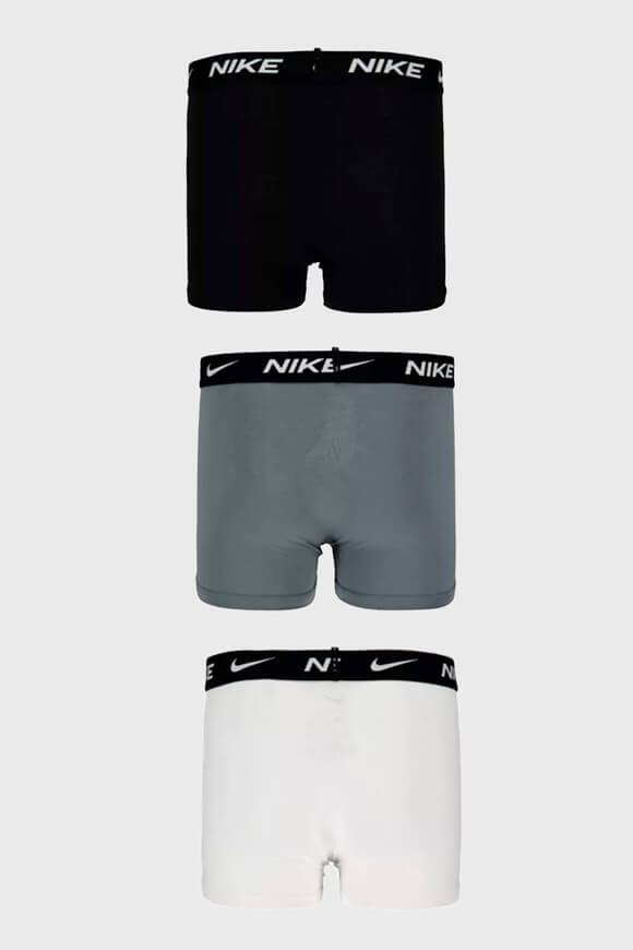 Dreierpack Boxershorts - White + Grey + Black