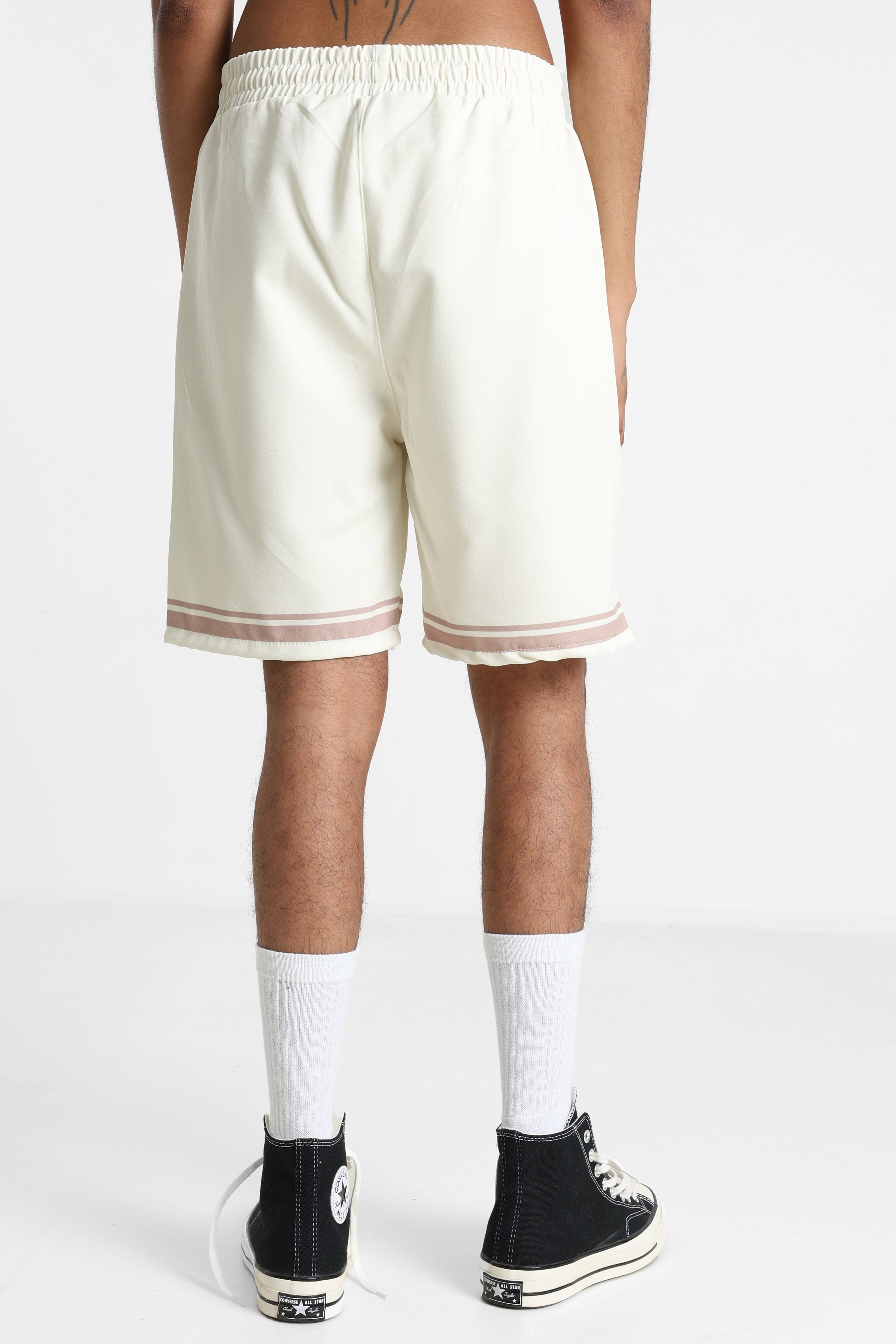 Short en tissu - Beige